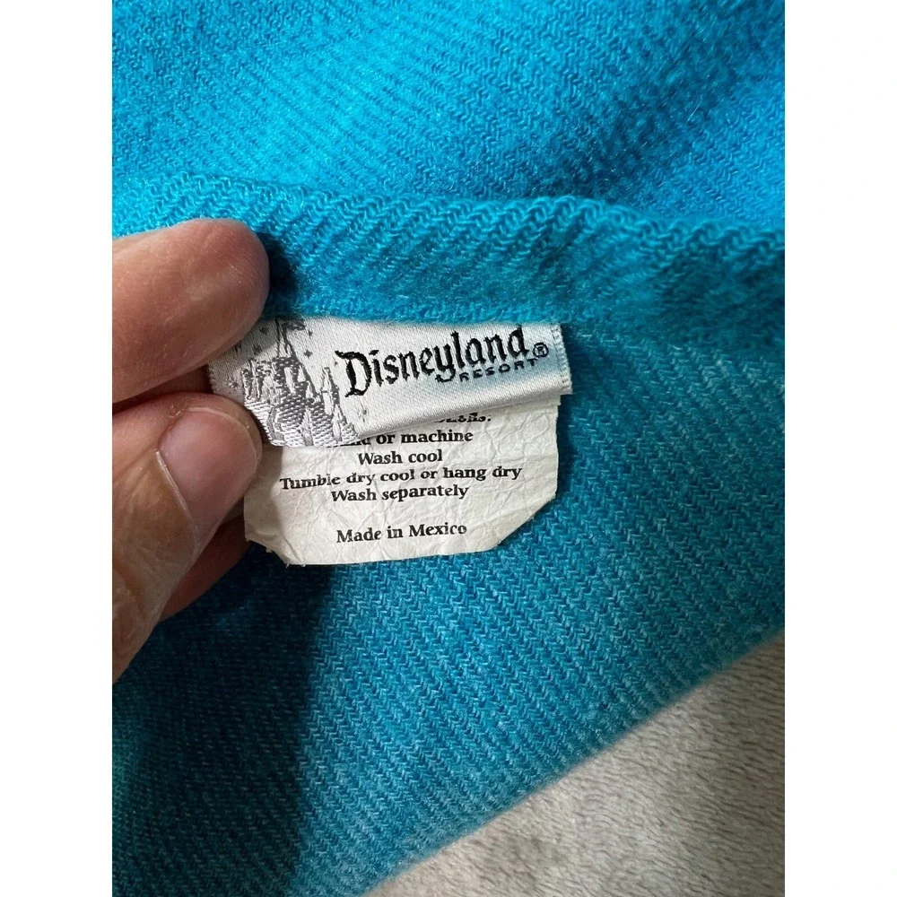 Disneyland Happiest‎ Place On Earth Blanket Throw Peter Mickey Mermaid Dumbo